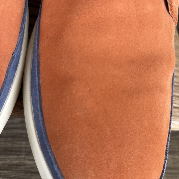 Cole Haan Grand Shoes Mens 13 M Suede Leather Burnt Orange Accent Blue C13610 - Picture 5 of 12